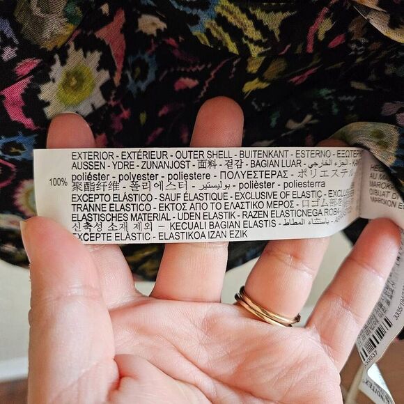 NWOT Zara Ruched Flower Halter Mini Dress - Picture 7 of 9